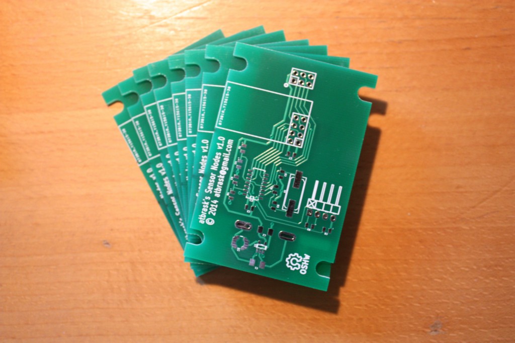 Sensor node PCBs