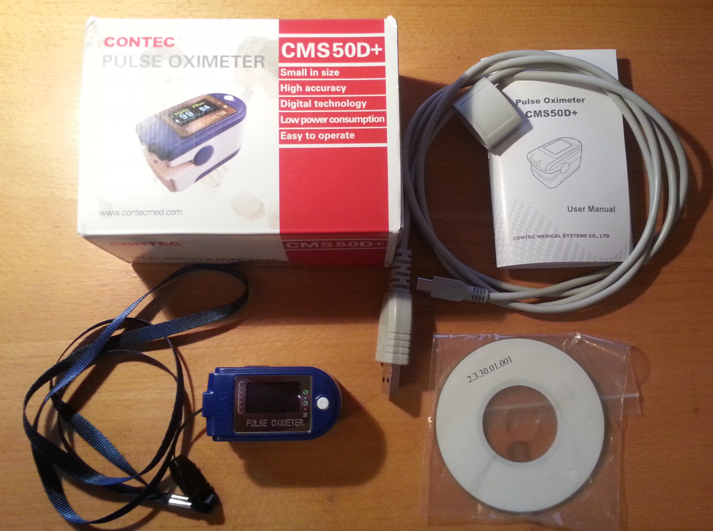 Contec CMS50D+ box content